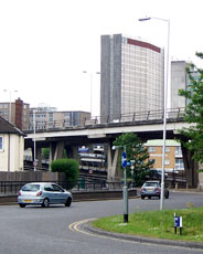 Duppas Hill Roundabout, below the Flyover