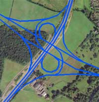 A small extract from the map