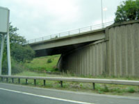 Incomplete sliproad and underpass