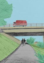 A stroll under the motorway