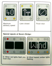 Ministry of Transport leaflet explaining new Motorway Signals. Click to enlarge