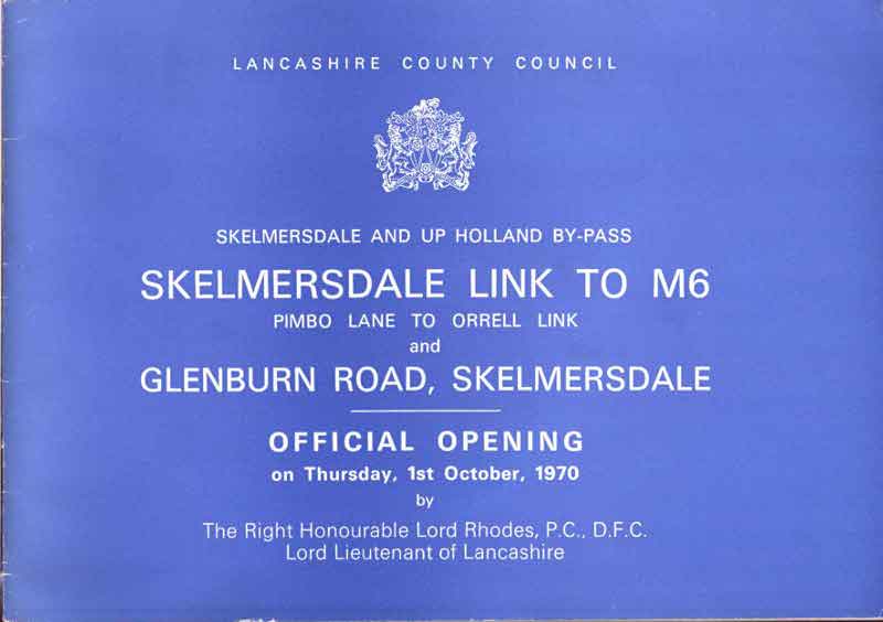 Booklet published to mark the official opening of the Skelmersdale Link to M6