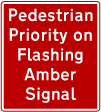 Pedestrian Priority on Flashing Amber Signal