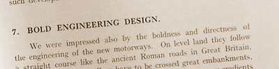 Extract from the 1938 report on the German visit