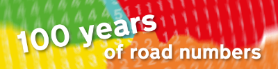 100 years of road numbers