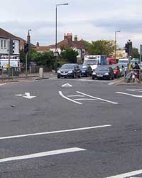 Ineffective signals and spirals at Mitcham. Click to enlarge