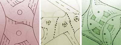 Two, three and four: can you see a Magic Roundabout forming? Click to enlarge