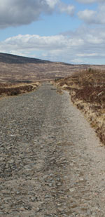 A well-preserved section of Telford's road. Click to enlarge