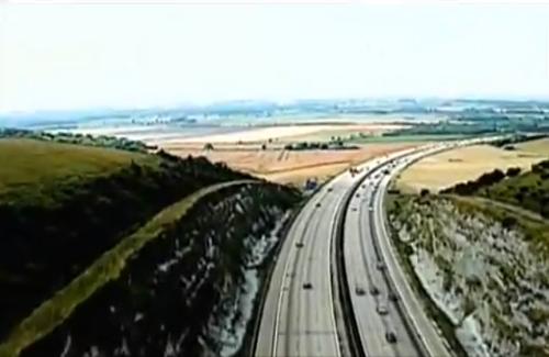 The M40, evidently not too far from the fictional village of Dibley