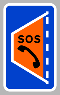 The new sign used in the trial. Click to enlarge