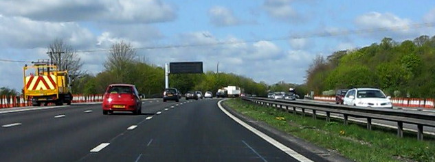 Sliproad stubs at Abbey Barns are seen here being used for maintenance vehicle parking, stylishly accessorised with orange cones