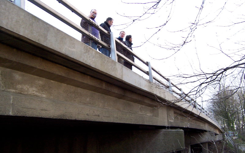 And up above... oh dear, it's those road enthusiast types again. Don't they have anything better to do?