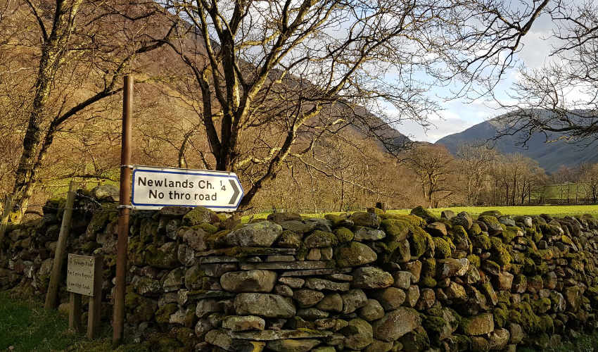 A picturesque journey to a rural church.