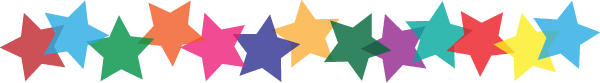 Page divider with stars