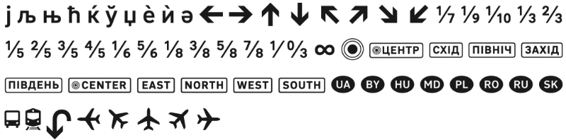 Arrows, compass points, fractions... and infinity