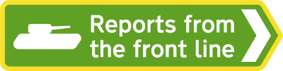 Reports from the front line logo