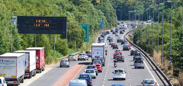 The usual trouble on the A3 northbound at Wisley. Click to enlarge