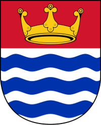 The GLC coat of arms, granted on its creation in 1965