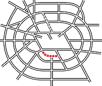 Diagram showing Balham Loop within the overall plan