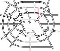 Radial Route 6 within the overall plan