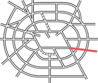 Diagram of the A2 and A2(M) within the overall plan