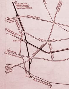 The Dover Radial Route and Sidcup Link. Click to enlarge