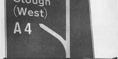 A "wonky" arrow on the brand-new M4. Click to enlarge