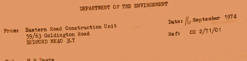 The Eastern Road Construction Unit, or ERCU, engaged in some mid-70s bureaucracy