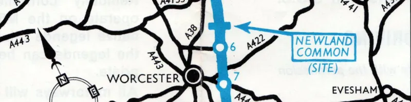 Newland Common appears on this RAC map as another "site" that was never to see building work. Click to enlarge