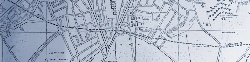 A dotted line across Sutton that caused a lot of trouble. Click to enlarge