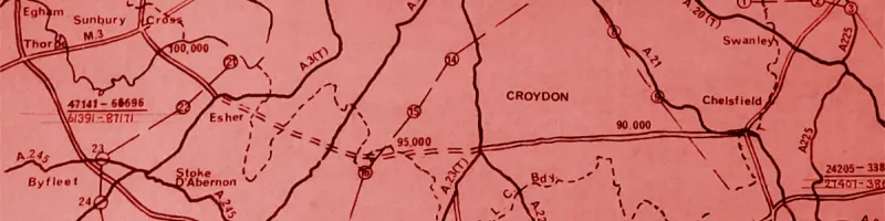 Traffic forecasts for what was then the "D" Ring Road in 1964. These were revised steeply upwards by Colquhoun and Partners. Click to enlarge