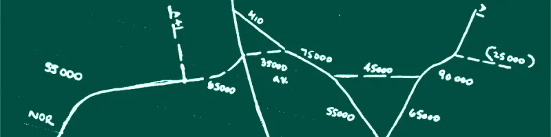 Traffic flow estimates for 1981, made in 1969, for the North Orbital. Just 25,000 vehicles a day are forecast east of Hatfield. Click to enlarge