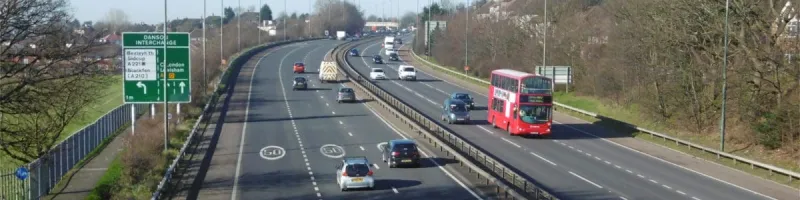 The A2 today near Bexley, improved to form a Ringway plan radial. Click to enlarge 