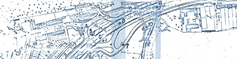 A March 1971 plan for Robin Hood Gate junction, never built. Click to enlarge