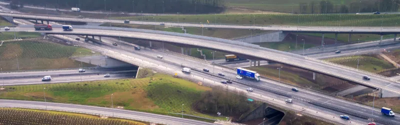 The Catthorpe Interchange upgrade, uncertain for years before work started. RIS1 aims to avoid this uncertainty. Click to enlarge