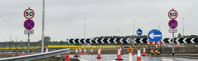 You wouldn't make it a clearway if it was going to stay a motorway. Click to enlarge