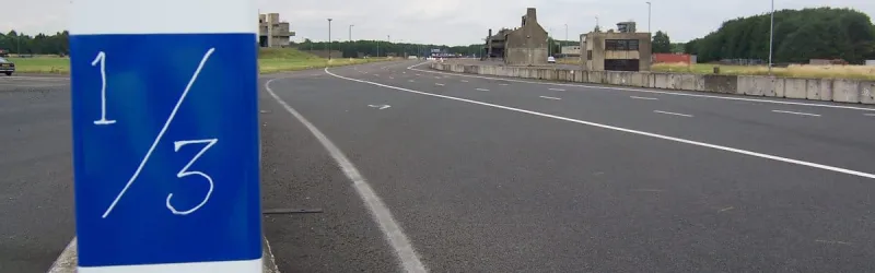 A markerpost of sorts. Most are more professional than this. Click to enlarge