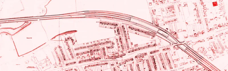 Rejected GLC proposals for the A13 through Rainham, with lengths of tunnel to reduce its impact. Click to enlarge