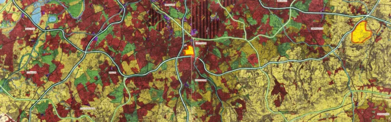 Abercrombie's "D" Ring in South London. With no development controls, the line disappeared after the war. Click to enlarge