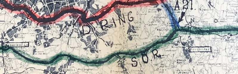 A 1966 planning diagram shows Ringway 3 (the "D" Ring) and the South Orbital (SOR) parallel but entirely unrelated. Click to enlarge