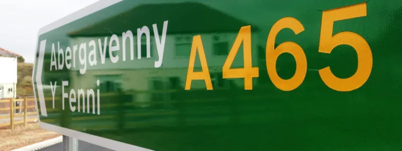 The Heads of the Valleys Road is the A465, but why that number and not something else? Click to enlarge