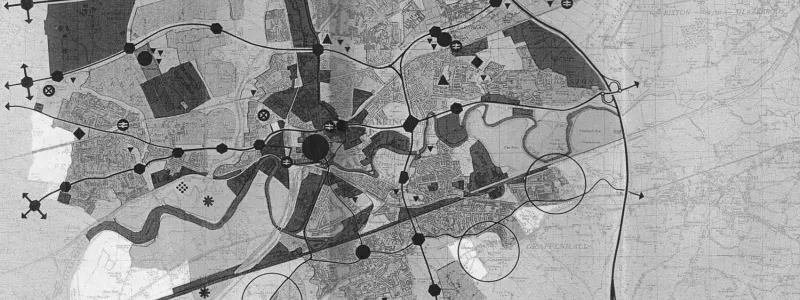 Large-scale overview of Warrington New Town masterplan. Click to enlarge