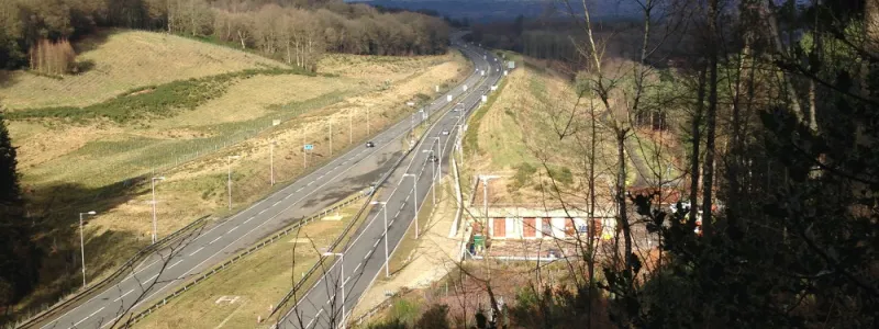 The A3 at Hindhead, just one significant new road that's opened in the last fifteen years. Click to enlarge