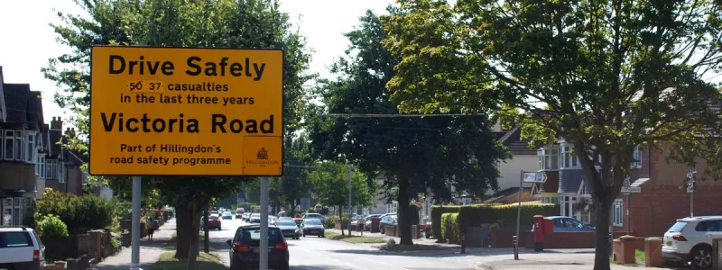 Drive safely? But I always drive safely. What should I do differently on this road? Click to enlarge