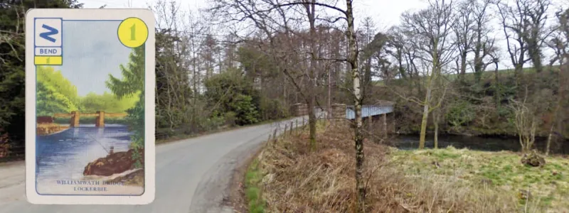 As obscure as they come, the little Williamwath Bridge. Click to enlarge