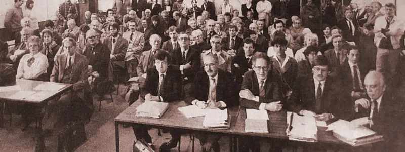 The Blackburn Southern Bypass inquiry gets under way in a disused restaurant. Click to enlarge