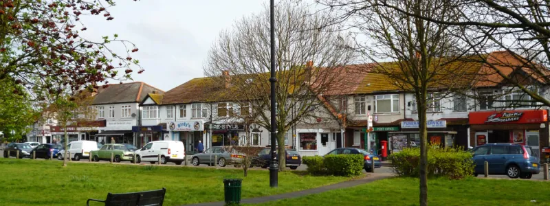 Wrythe Green, Carshalton, in the London Borough of Sutton. Would Ringway 3 have passed through here? Residents couldn't be sure. Click to enlarge