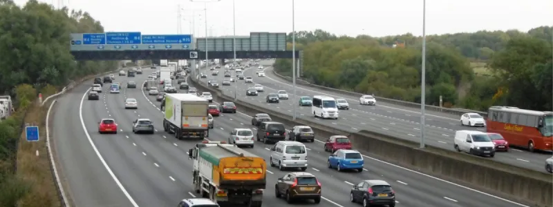 The M25 at Heathrow is a section of North Orbital Road, but not one the planners of the 1930s would recognise. Click to enlarge