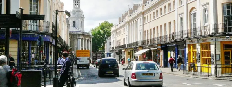 Traffic on Nelson Road in Greenwich - unwelcome, but maybe not as bad as the alternatives. Click to enlarge