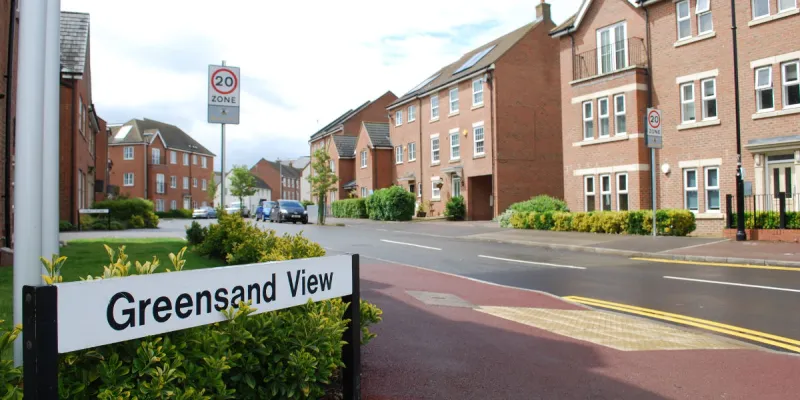 Greensand View in Woburn Sands, and a welcome to Beesworth. Click to enlarge